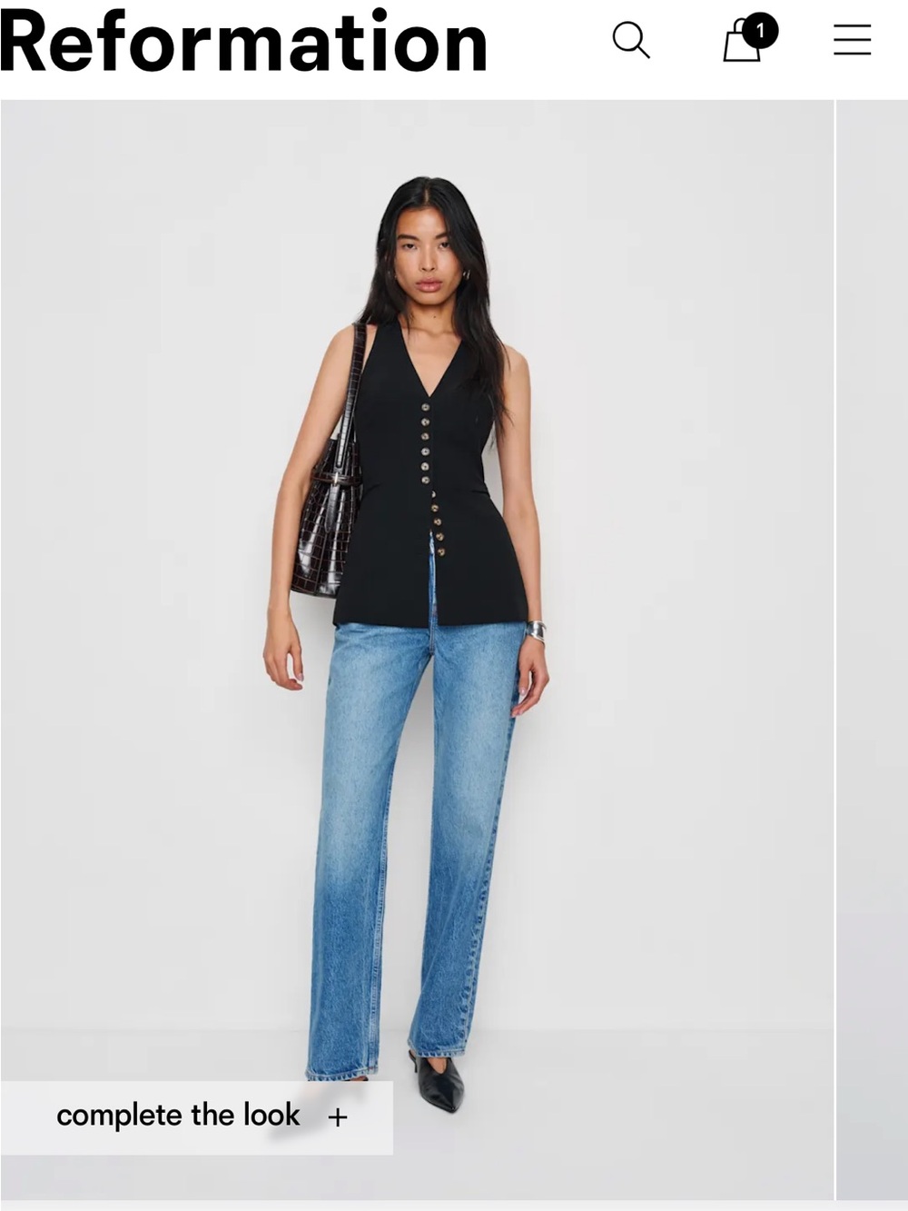 Reformation Rowe Vest